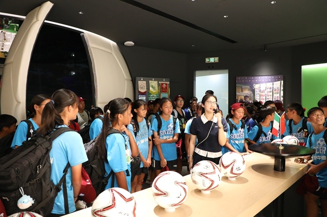 过足球赛事, 启动仪式上 过足球赛事, 启动仪式上